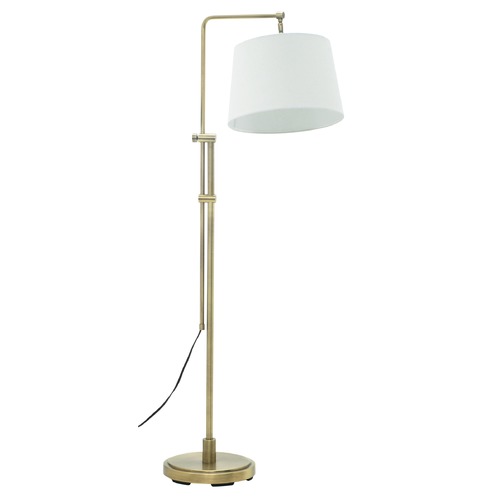 House of Troy Lighting House of Troy Crown Point Antique Brass Swing Arm Lamp with Empire Shade CR700-AB