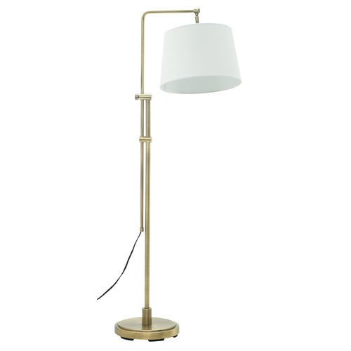 Crown Point Antique Brass Swing-Arm Lamp by House of Troy Lighting