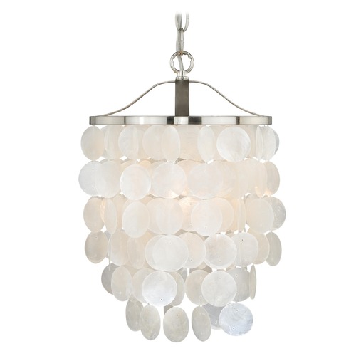 Elsa Satin Nickel Pendant by Vaxcel Lighting