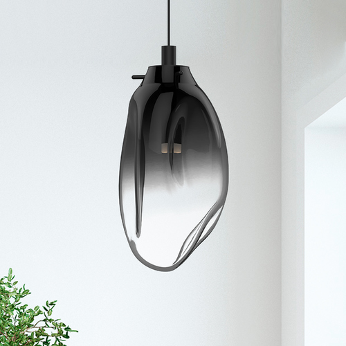 Modern Black LED Pendant by Sonneman Lighting
