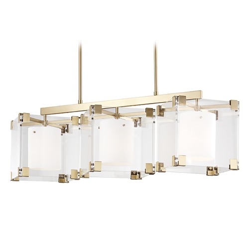 Hudson Valley Lighting Achilles Aged Brass Island Light  by Hudson Valley Lighting 4154-AGB