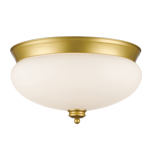 Z-Lite Amon Satin Gold Flush Mount by Z-Lite 721F3-SG