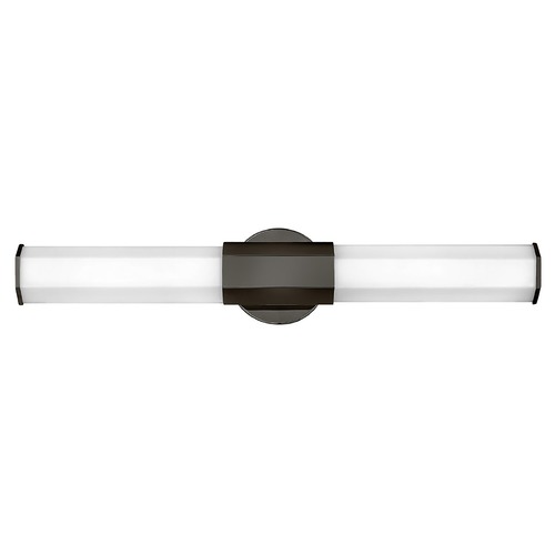 Facet Medium LED Vanity Light in Black Oxide by Hinkley Lighting