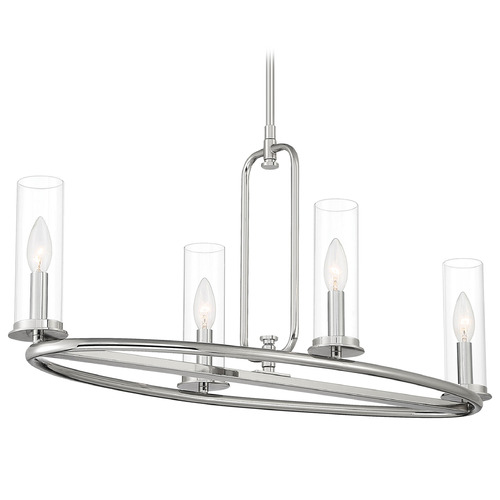 Designers Fountain Hudson Heights Polished Nickel Island Light