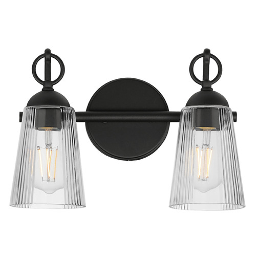 Maxim Lighting Maxim Lighting Jackson Hole Black Bathroom Light 21392CLBK