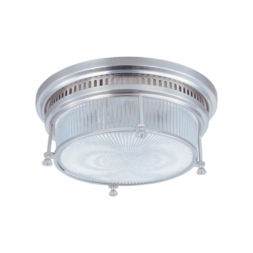 Maxim Lighting Hi-Bay Satin Nickel Flush Mount by Maxim Lighting 25000CLSN