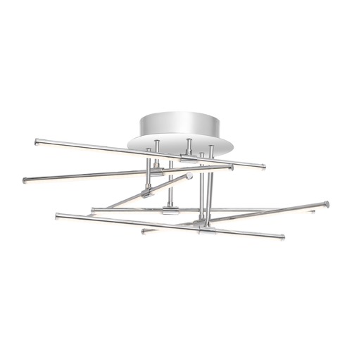 Lightshow LED Semi-Flush Mount in Polished Chrome by Quoizel Lighting