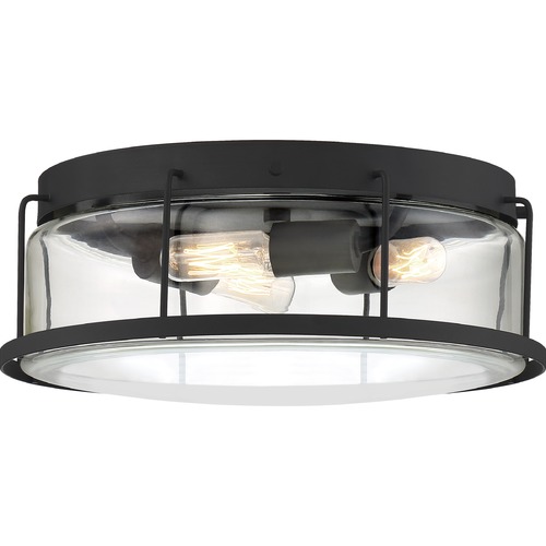 Quoizel Lighting Ludlow Earth Black Flush by Quoizel Lighting LUD1613EK