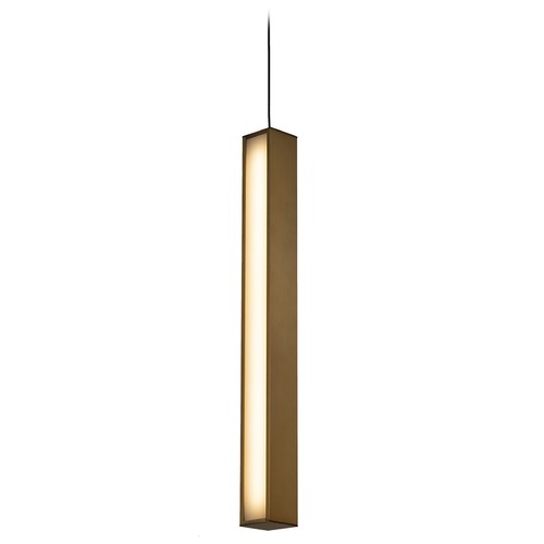 Modern Forms by WAC Lighting Chaos Aged Brass LED Mini Pendant by Modern Forms PD-64820-AB