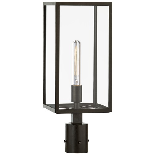 Visual Comfort Signature Collection E.F. Chapman Fresno Post Light in Aged Iron by Visual Comfort Signature CHO7933AICG