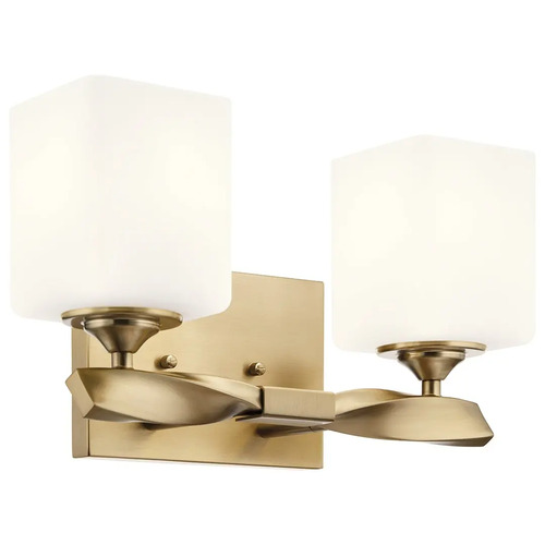 Marette 2-Light Bath Light in Champagne Bronze by Kichler Lighting