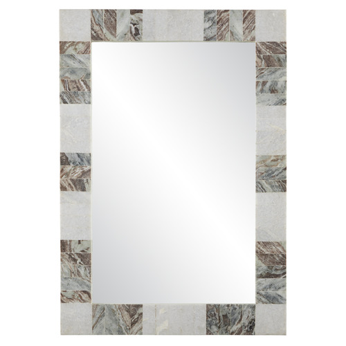 Currey and Company Lighting Elena Rectangle 28-Inch Decorative Mirror 1000-0132