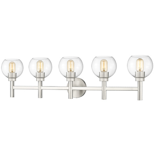 Z-Lite Sutton Brushed Nickel Bathroom Light by Z-Lite 7502-5V-BN