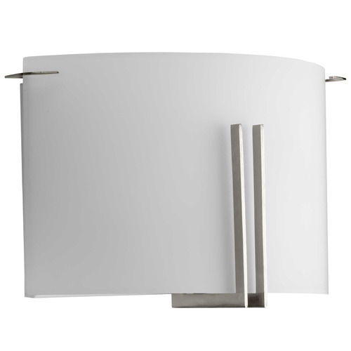 Progress Lighting Atwell 1-Light Brushed Nickel Outdoor Wall Light