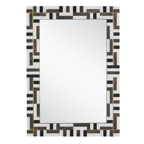 Currey and Company Lighting Gentry Rectangle 28.25-Inch Decorative Mirror 1000-0138
