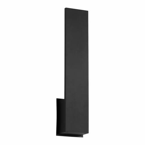 Icon 20-Inch 3CCT Outdoor Wall Light in Black by Oxygen Lighting