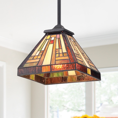 Stephen Mini Pendant in Vintage Bronze by Quoizel Lighting