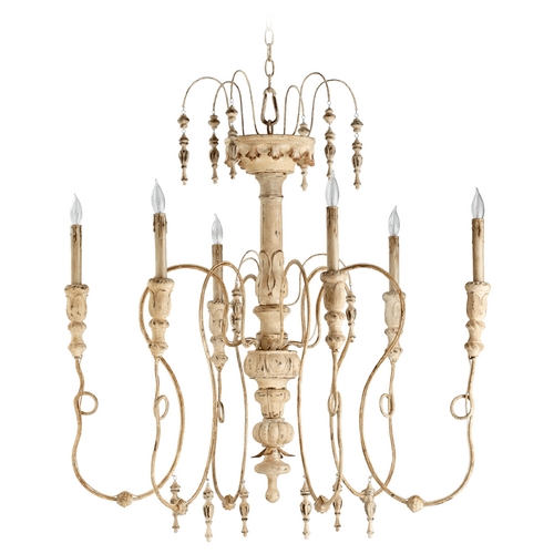 Quorum Lighting Salento Persian White Chandelier by Quorum Lighting 6206-6-70