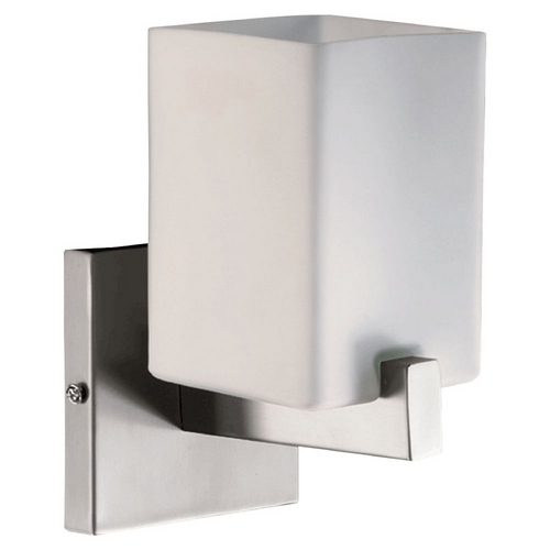 Modus Satin Nickel Sconce by Quorum Lighting