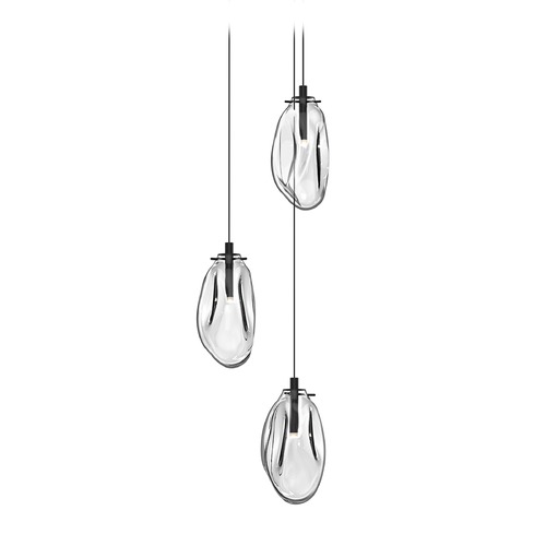 Black LED Pendant by Sonneman Lighting