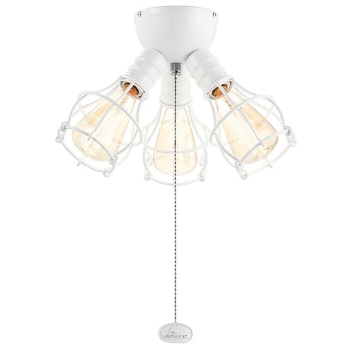 White LED Fan Light Kit by Kichler Lighting