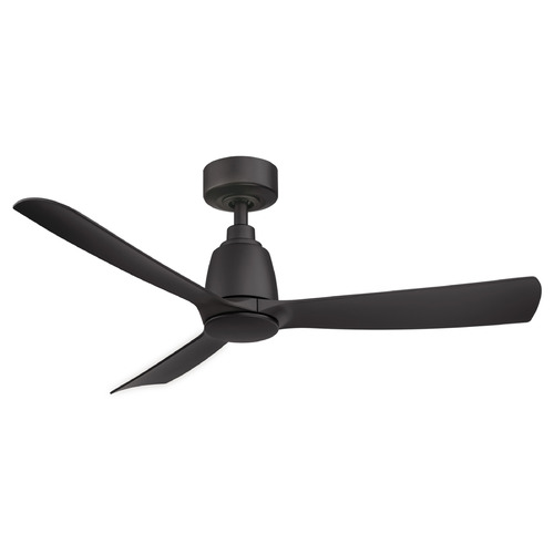 Fanimation Fans Kute 44 Black Ceiling Fan Without Light