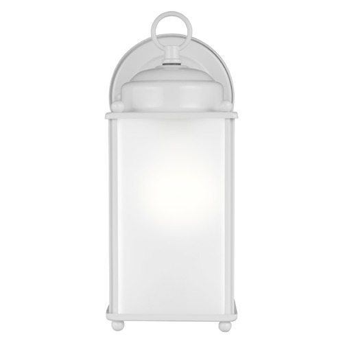 New Castle White Outdoor Wall Light by Generation Lighting