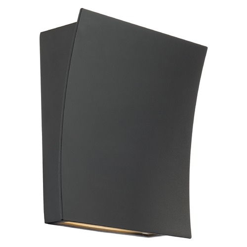 Modern Forms by WAC Lighting Slide Black LED Sconce by Modern Forms WS-27610-BK