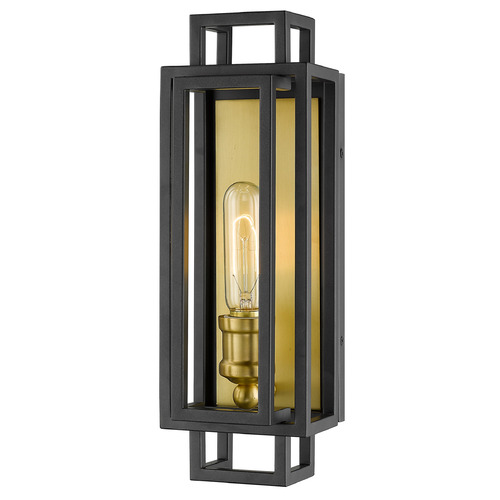 Z-Lite Titania Bronze & Olde Brass Sconce by Z-Lite 454-1S-BRZ-OBR