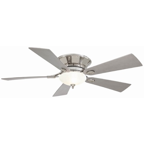 Minka Aire Delano II 52-Inch LED Hugger Fan in Polished Nickel by Minka Aire F711L-PN