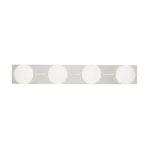 Visual Comfort Modern Collection Visual Comfort Modern Collection Sean Lavin Orbel Polished Nickel LED Bathroom Light SLBA123N