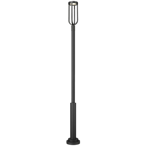 Z-Lite Leland Sand Black LED Post Light