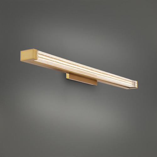 Modern Forms Skein Aged Brass LED Vertical Bathroom Light
