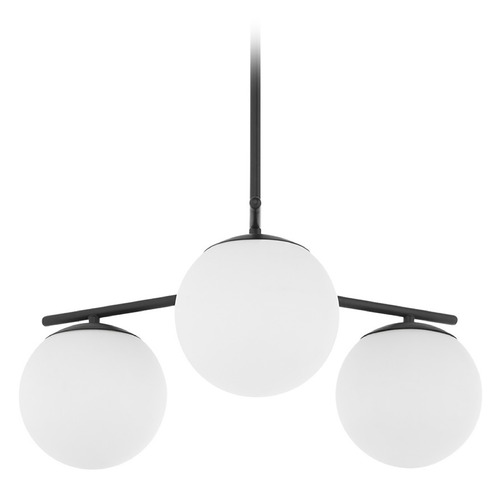 Quorum Lighting Jasper Matte Black Chandelier