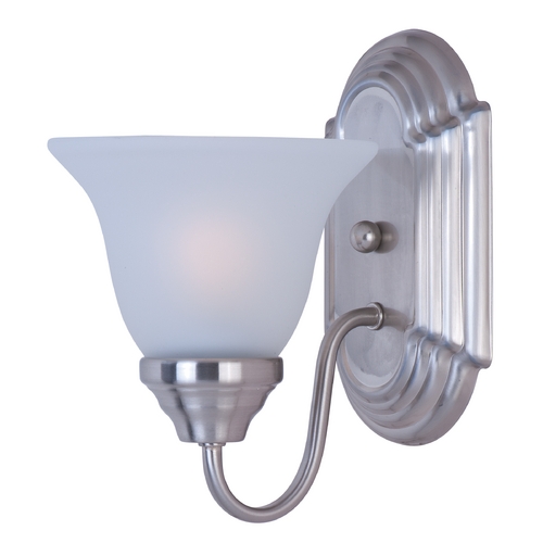 Maxim Lighting Essentials Satin Nickel Sconce by Maxim Lighting 8011FTSN