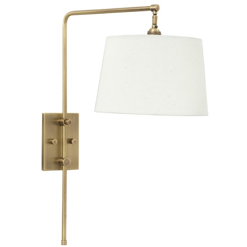 Crown Point Antique Brass Swing-Arm Lamp by House of Troy Lighting