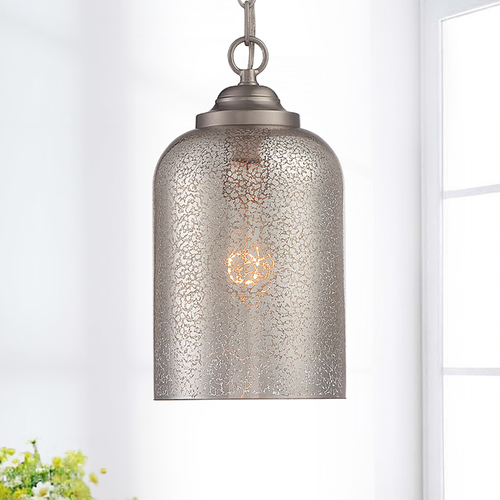 Bally Pendant in Satin Nickel by Savoy House