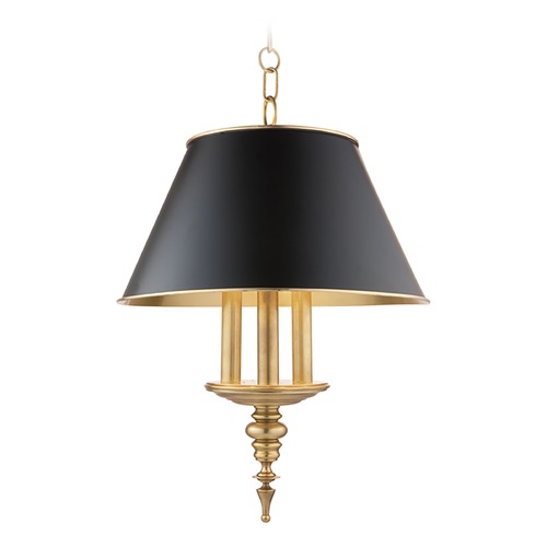 Hudson Valley Lighting Cheshire Aged Brass Pendant by Hudson Valley Lighting 9521-AGB