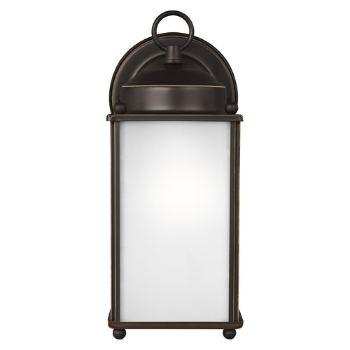 New Castle Antique Bronze Outdoor Wall Light by Generation Lighting