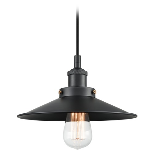 Matteo Lighting Bulstrodes Workshop Black Pendant by Matteo Lighting C46111BKBK