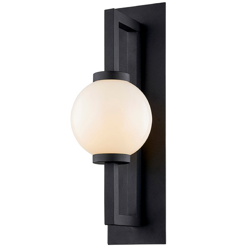 Troy Lighting Troy Lighting Darwin Textured Black Outdoor Wall Light B7321-TBK