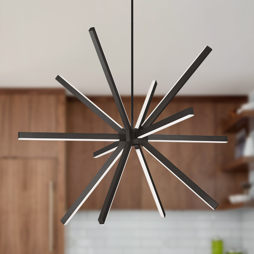 Kuzco Lighting Mid-Century Modern Black LED Pendant 3000K 5040LM by Kuzco Lighting CH14348-BK