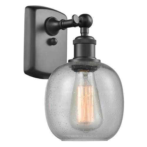 Innovations Lighting Innovations Lighting Belfast Matte Black Sconce 516-1W-BK-G104