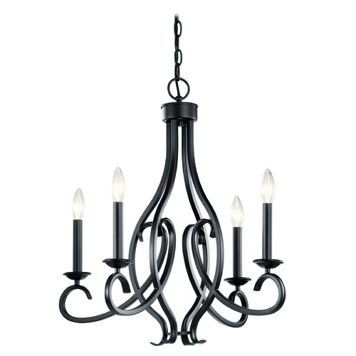 Kichler Lighting Ania 23-Inch Black Chandelier by Kichler Lighting 52239BK