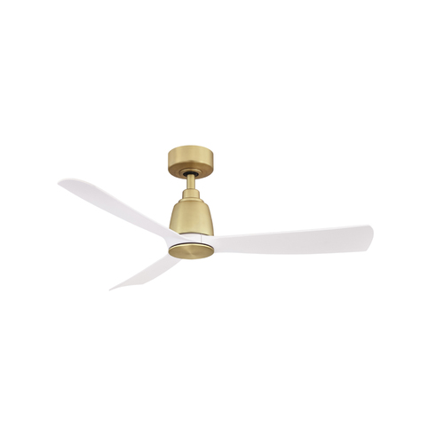 Kute 44-Inch Ceiling Fan in Brushed Satin Brass by Fanimation Fans