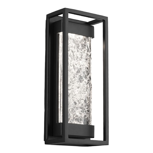 Modern Forms by WAC Lighting Elyse Black LED Outdoor Wall Light by Modern Forms WS-W58012-BK