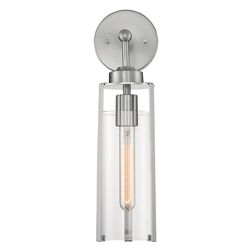 Marina Brushed Nickel Sconce by Satco Lighting