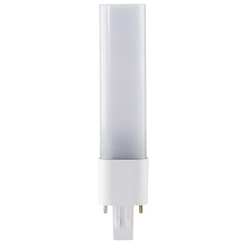 Satco Lighting 5.5W LED PL 2-PIN 2700K 500 Lumens GX23 Base 120-Degree 120-277V by Satco Lighting S11550