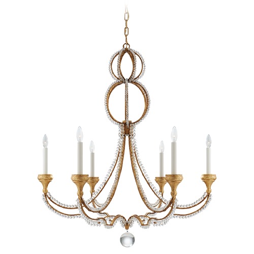 Visual Comfort Signature Collection Niermann Weeks Milan Chandelier in Venetian Gold by Visual Comfort Signature NW5031VG