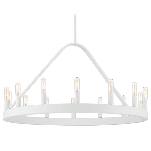 Designers Fountain Carousel Matte White Chandelier